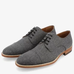 Shop TAFT The Kennedy Shoe In Grey Wool |