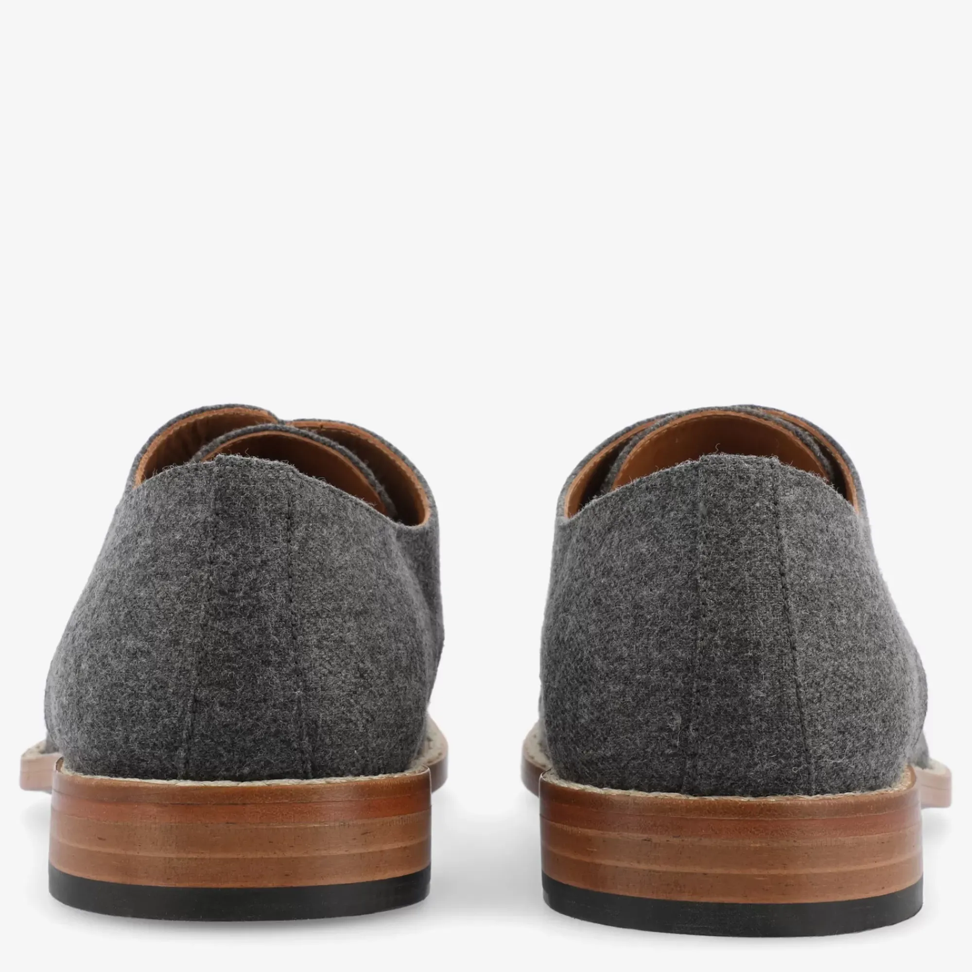 Shop TAFT The Kennedy Shoe In Grey Wool |