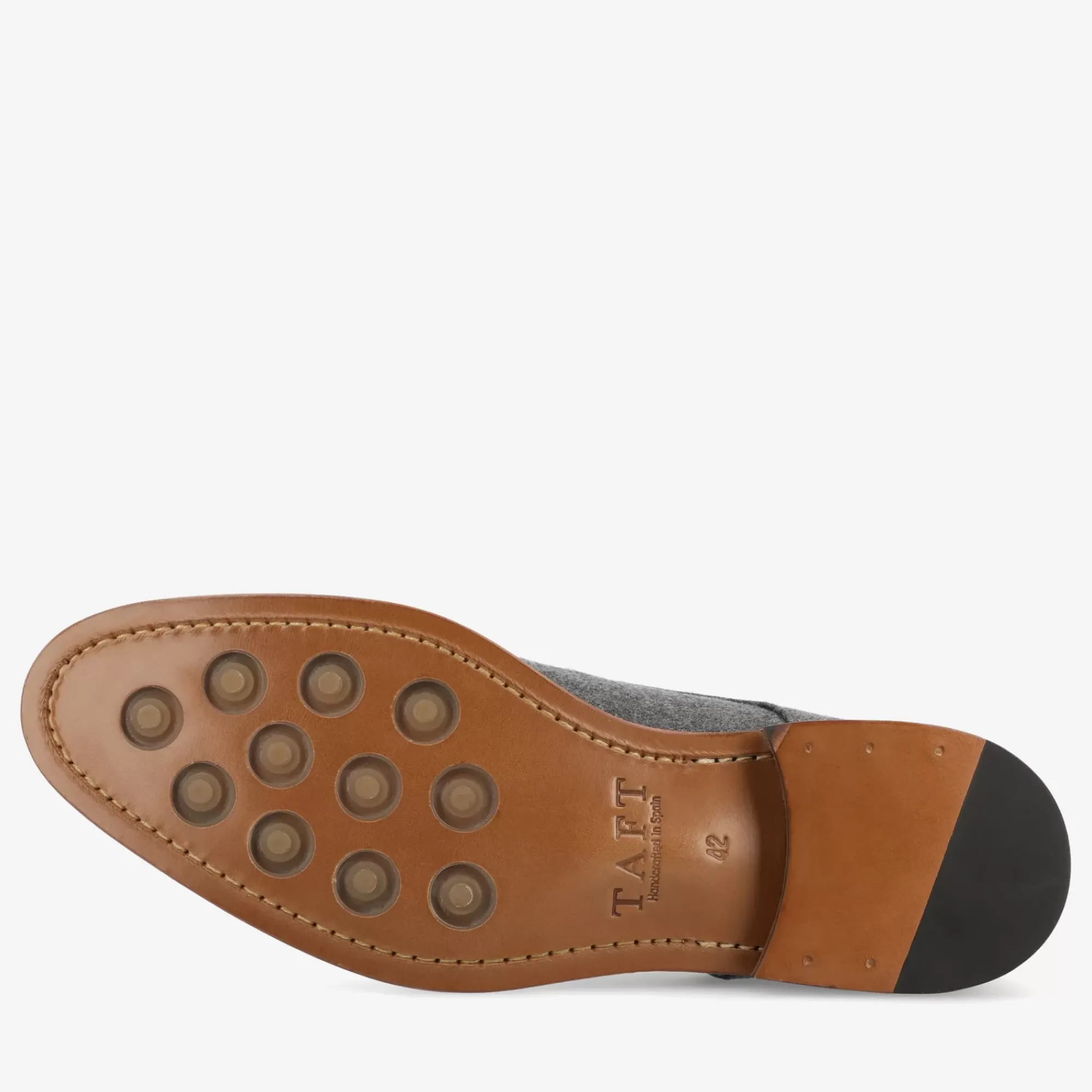 Shop TAFT The Kennedy Shoe In Grey Wool |