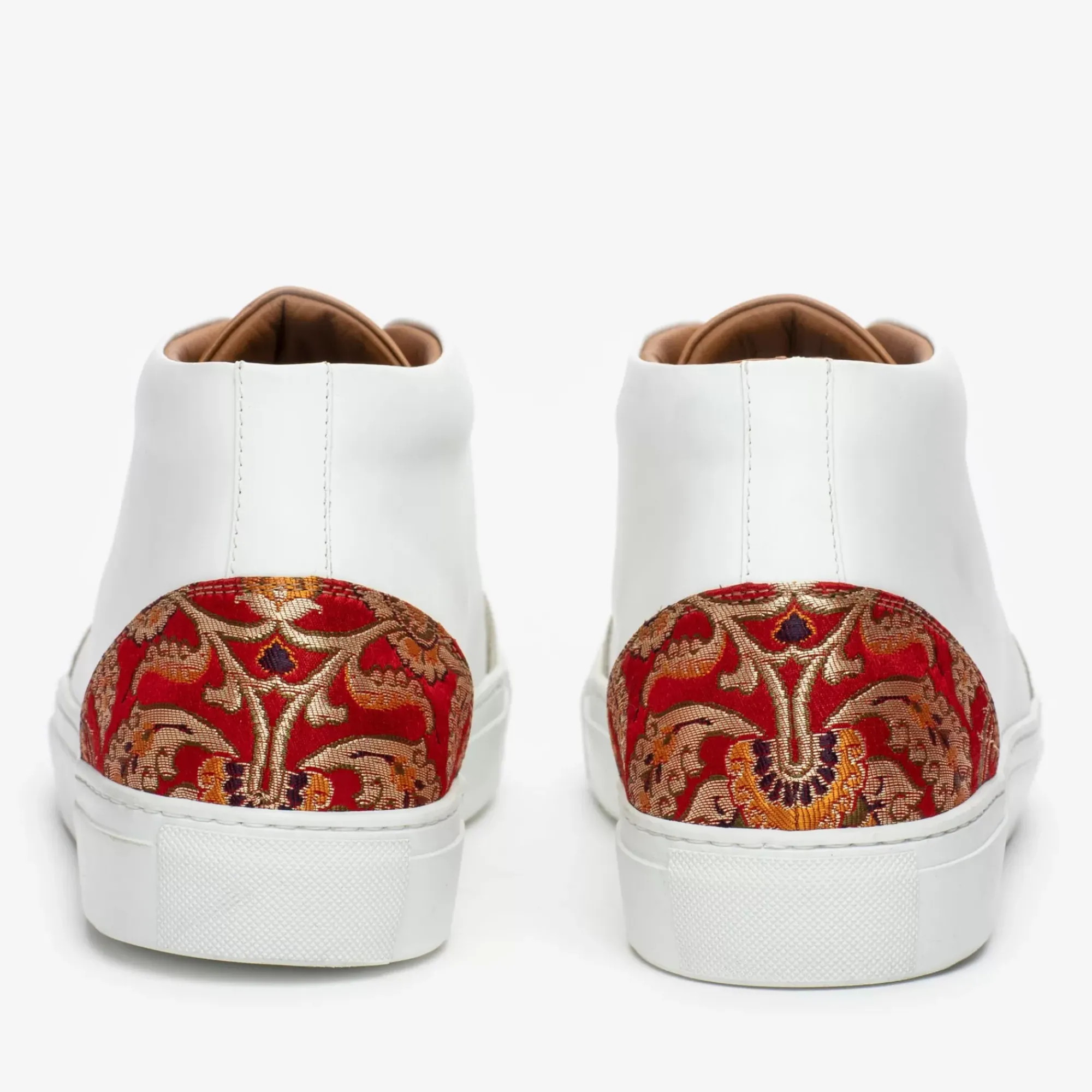 Cheap TAFT The Klay Mid Top Sneaker In Red/White |