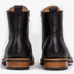 Cheap TAFT The Legacy Boot In Black Hatch - Reindeer Leather |