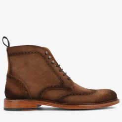 Outlet TAFT The Mack Boot In Brown - Suede Boots |