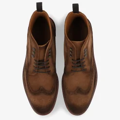 Outlet TAFT The Mack Boot In Brown - Suede Boots |