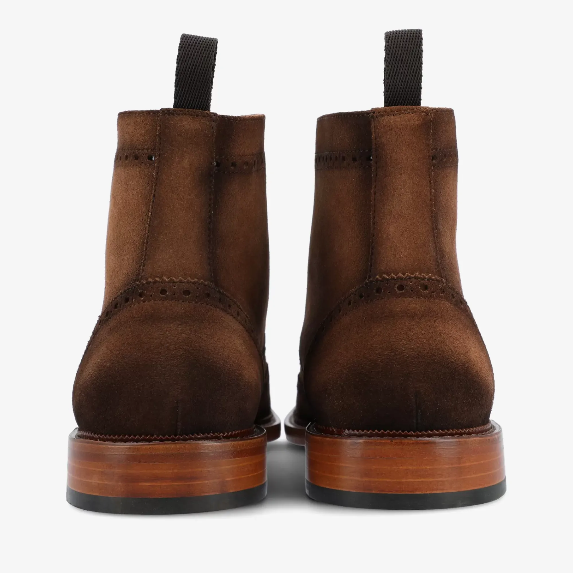 Outlet TAFT The Mack Boot In Brown - Suede Boots |