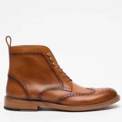 New TAFT The Mack Boot In Burnt Honey Vachetta Leather |