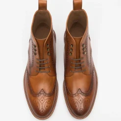 New TAFT The Mack Boot In Burnt Honey Vachetta Leather |