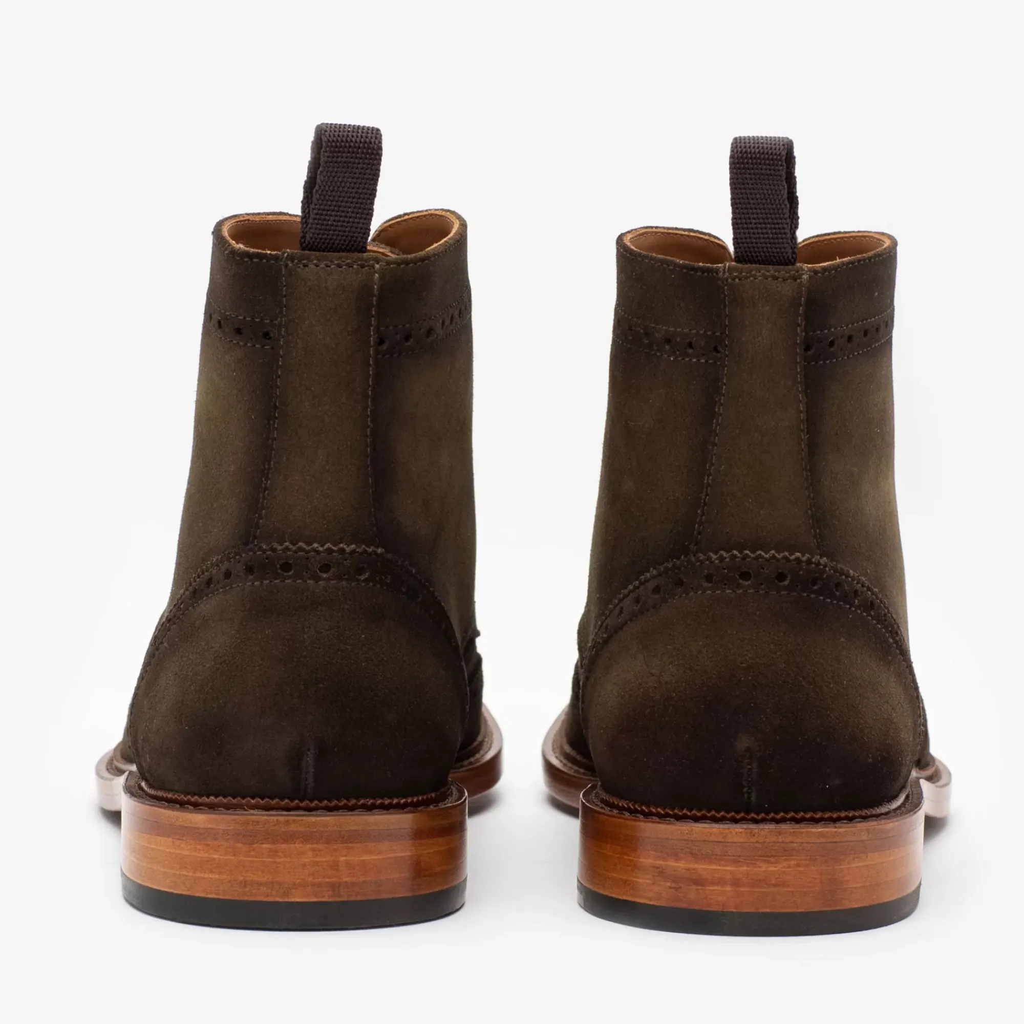 Hot TAFT The Mack Boot In Olive - Suede Combat Boots |