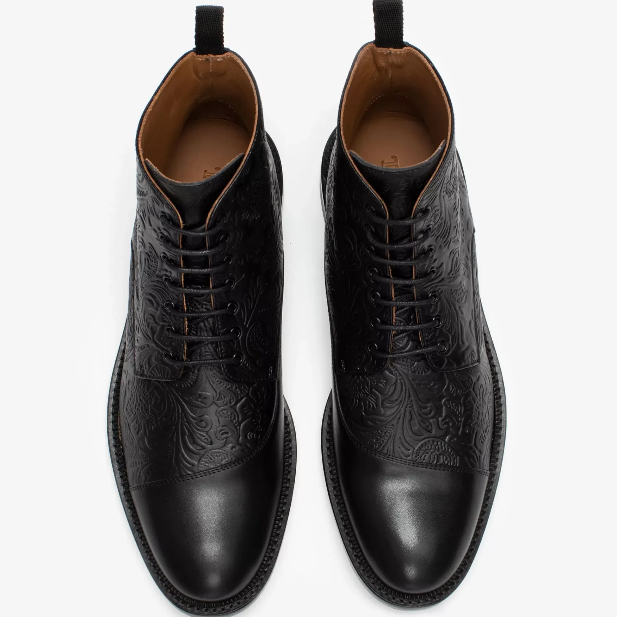 Clearance TAFT The Paris Boot In Black Floral - Ankle Boots |