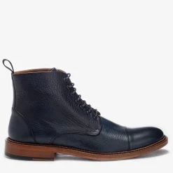 Discount TAFT The Rome Boot - Navy Leather Boots |