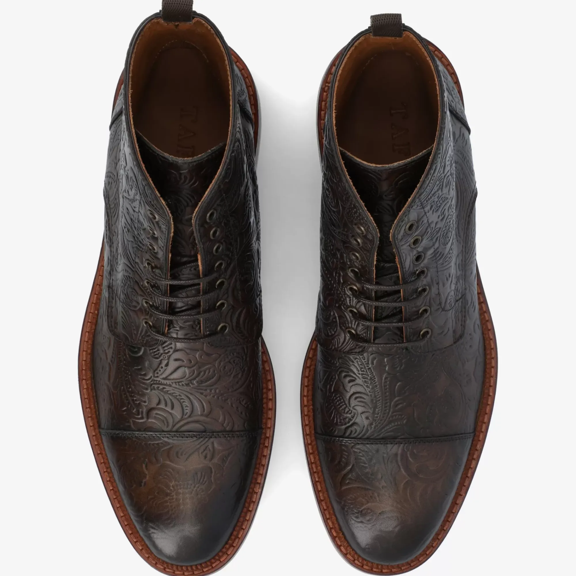 New TAFT The Rome Boot In Marron Viejo