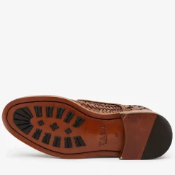 Best TAFT The Rome Boot In Woven - Leather Boots |