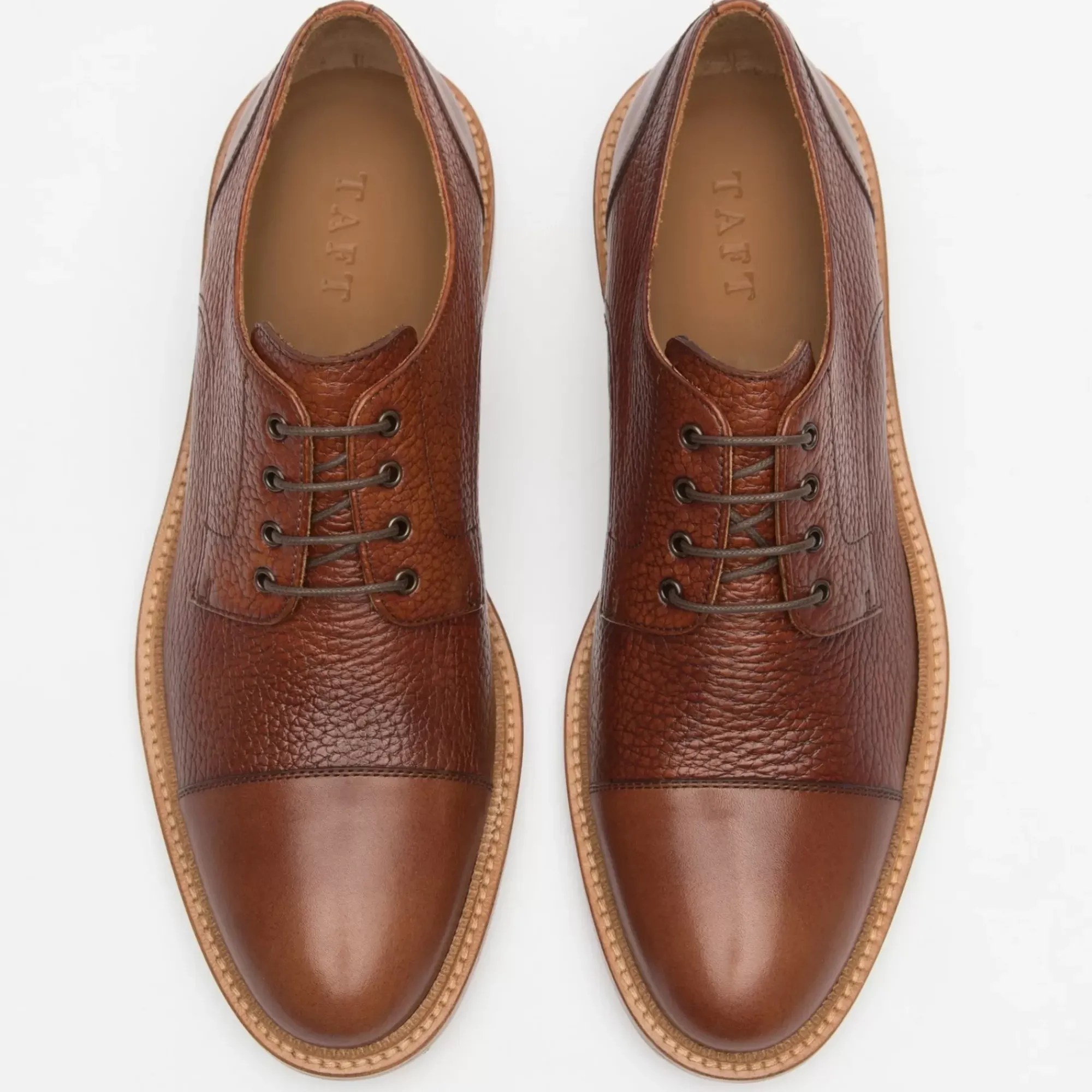 Store TAFT The Rome Shoe - Brown Leather Shoes |