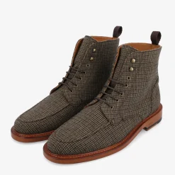 Sale TAFT The Smith Boot In Espresso - Houndstooth Boot |