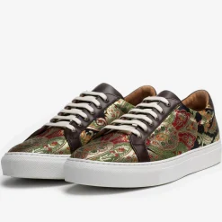 Cheap TAFT The Sneaker In Kashmir Multicolor Paisley Fabric |