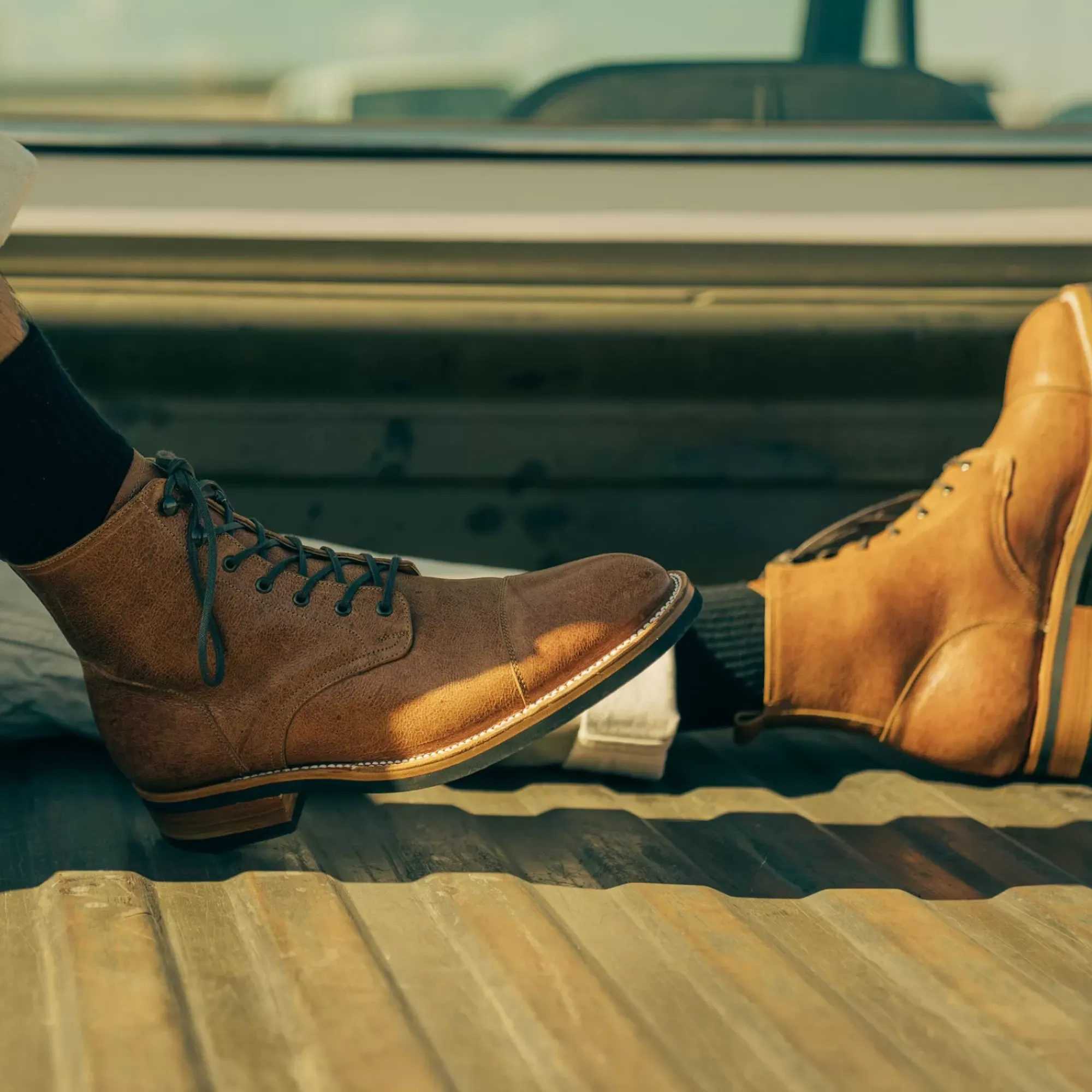 Sale TAFT The Stitchdown Legacy Boot In Nutmeg |