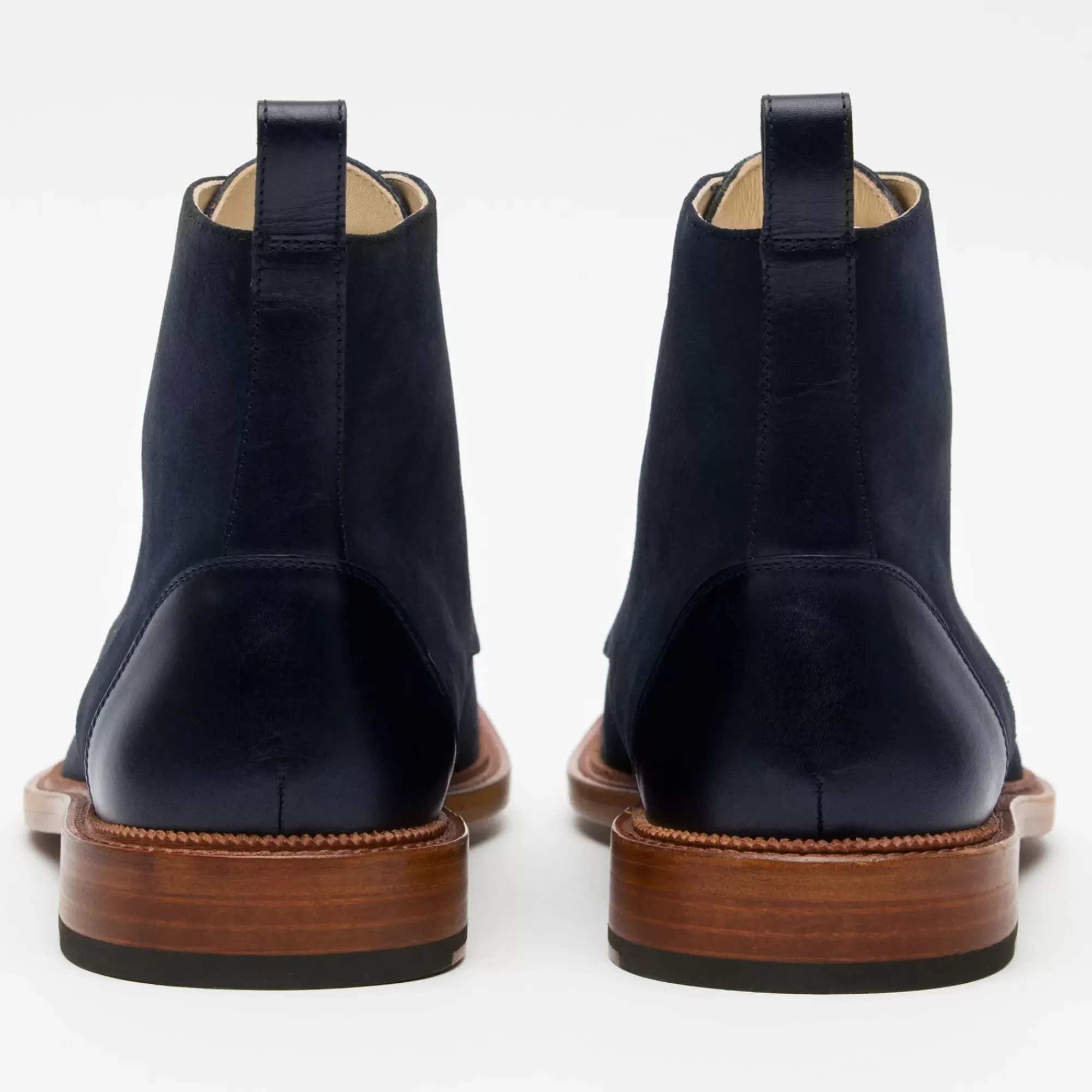 Online TAFT The Troy Boot - Navy Suede Boots |