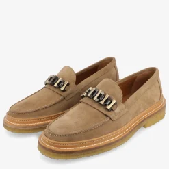 Best Sale TAFT The Verona Loafer In Beige - Beige Suede Loafer |
