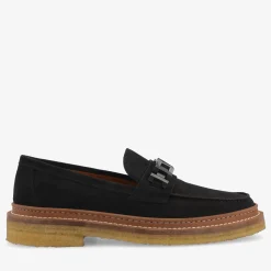Best TAFT The Verona Loafer In Black - Black Suede Loafer |