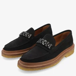 Best TAFT The Verona Loafer In Black - Black Suede Loafer |