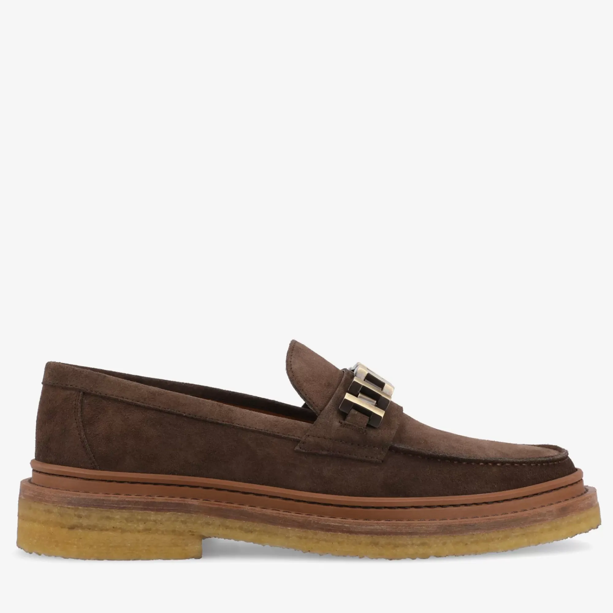 Outlet TAFT The Verona Loafer In Brown - Brown Suede Loafer |