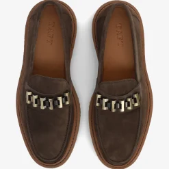 Outlet TAFT The Verona Loafer In Brown - Brown Suede Loafer |