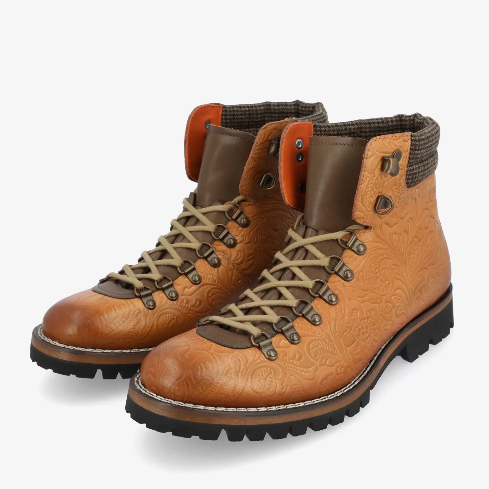 Clearance TAFT The Viking Boot In Brown Floral |