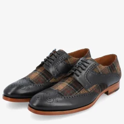 Flash Sale TAFT The Wallace Shoe In Brown Tartan |
