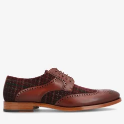 Hot TAFT The Wallace Shoe In Red Plaid |