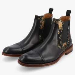 Flash Sale TAFT Valencia Black Leather Mens Chelsea Boots - Eden Noir |