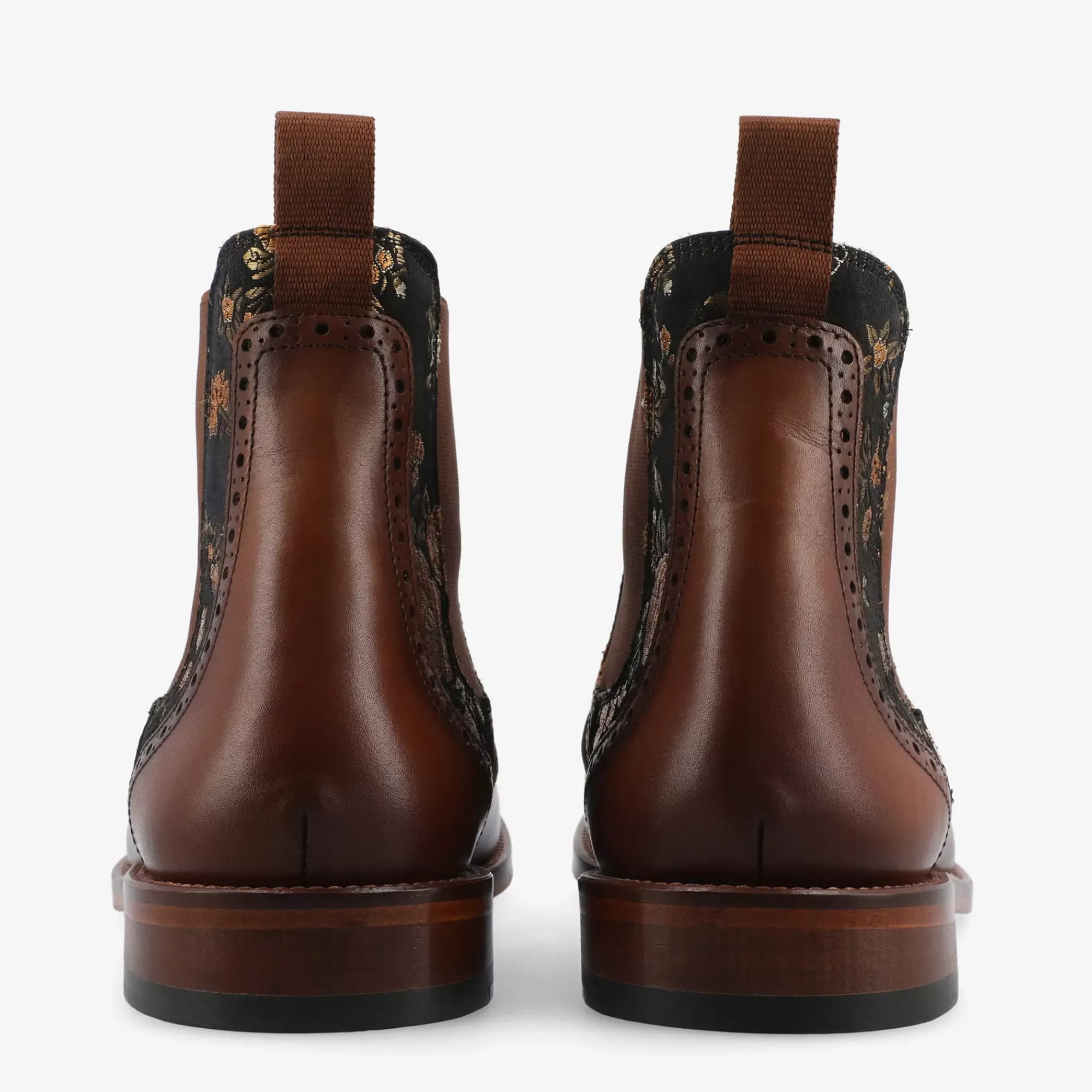 Hot TAFT Valencia Brown Leather Chelsea Boots - Eden |